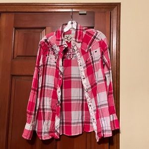 Sherry Cervi Long sleeve rodeo shirt. Medium